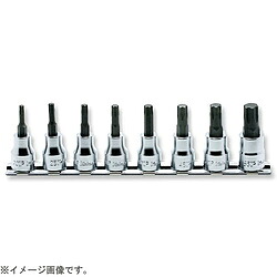 山下産業科学研究所 RS3025/8-IP 3/8in(9.5粍) トルクスプラスビットソケットレールセット 全長50粍 8pc RS30258IP