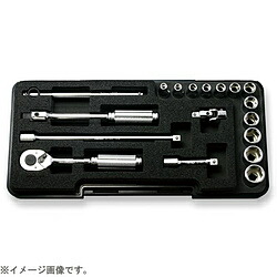 山下工業研究所 P2251M 1 4インチ(6.35mm) ソケットセット 18pc P2251M
