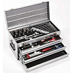 SEKPROAUTO TE-457S 57PCツールキット　差込角12.7mm　ボックス：シルバー TE457S｜ソフマップ店