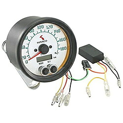 キタコ 752-0710010 電気式スピードメーター（80φ） 汎用（12V車用） 7520710010｜ソフマップ店
