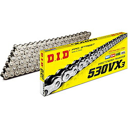 大同工業 530VX3 120ZB 530VX3 120ZB カシメ SILVER(シルバー) バイク用チェーン 530VX3120ZB｜ソフマップ店