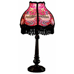 クラシカ インテリア テーブルランプ(いちご泥棒・あか) William Morris lamps  ADS-002str-R ［電球 /電球色］ ADS002STRR