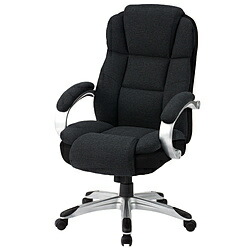 Nakabayashi CCF-501BK　ファブリックポケットコイルチェア　ブラック CCF501BK