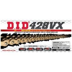 大同工業 バイク用チェーン カラー:GOLD ZJ(カシメタイプ) 428VX-100L 428VX100L|ソフマップ店