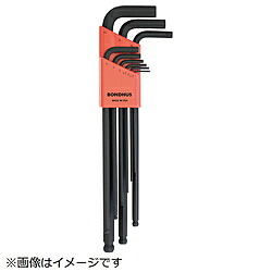 ボンダス ボンダス　ボールポイントＬーレンチ　エクストラロング　ミリ９ｐｃｓ． BLX9MXL BLX9MXL