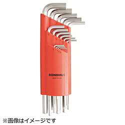 ボンダス ボンダス　六角ロングＬ－レンチ　セット１５本組（１．２７－１０ｍｍ） HLX15MB HLX15MB