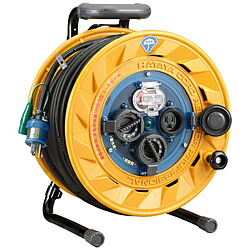 ハタヤリミテッド ハタヤ 防雨型ブレーカーリール 50m アース付 BF-501K BF501K|ソフマップ店