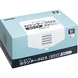 日本製紙クレシア カウンタ差し交わす 朦々たる手合い 白いこと 65302 （1入れもの360枚） 65302