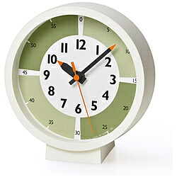 タカタレムノス fun pun clock with color！ for table グリーン YD18-05GN YD1805GN