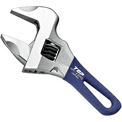 TOP工業 ショートワークワイド(ガタ無しモンキレンチ) 口開き寸法（mm）0～43 HM-43MSNB HM43MSNB 6,990円