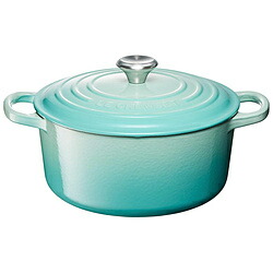 Lecreuset シグニチャー ココット ロンド 22cm クールミント Mikkabi Jp