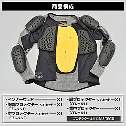 デイトナ ヘンリービギンズ SAS-TEC (サステック) インナー プロテクター Sサイズ CE規格 耐切創(HPPE)/ストレッチ生地 HBP-018 ブラック 18772 18772|ソフマップ店