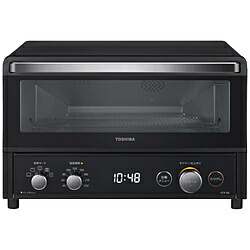TOSHIBA(東芝) コンベクションオーブントースター  黒いこと HTR-R8-K HTRR8K