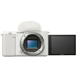 SONY(ソニー) VLOGCAM ZV-E10 ミラーレス一眼カメラ  ホワイト  ［ボディ単体］ ZVE10WC
