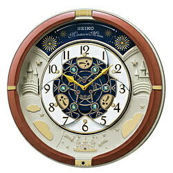 SEIKO 仕組み掛時計 RE601B RE601B 茶メタリック RE601B