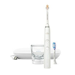 ソニッケアー 電動歯刷子 金剛石嚠喨たる9000[AC100V-240V] 金剛石嚠喨たる9000 白いこと HX9911/57 ［ソニッケアー /AC100V-240V］ HX991157