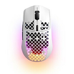 SteelSeries ゲーミングマウス Aerox 3 2022エディション Snow 62608J ［光学式 /有線／無線(ワイヤレス) /6ボタン /Bluetooth・USB］ 62608J｜ソフマップ店