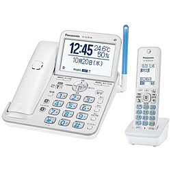 Panasonic(パナソニック) 電話  パール白いこと VE-GD78DL-W ［子機1台 /コードレス］ VEGD78DLW 【864】