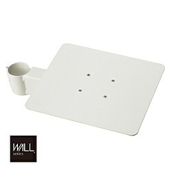 ナカムラ M05000218 WALL テレビスタンド A2ハイ/ラージタイプ対応 ゲーム機棚板 サテンホワイト M05000218