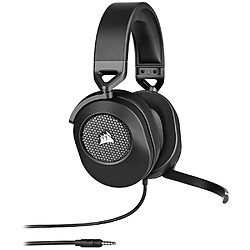 CORSAIR(コルセア) CA-9011270-AP ゲーミングヘッドセット HS65 Surround Carbon ブラック ［φ3.5mmミニプラグ＋USB /両耳 /ヘッドバンドタイプ］ CA9011270AP