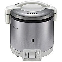 リンナイ ガス炊飯器 炊飯専用タイプ 0.8L（1～5合）都市ガス用 こがまる グレイッシュホワイト RR-050FS(A)(W) ［5合 /都市ガス12・13A］ RR050FSAW｜ソフマップ店