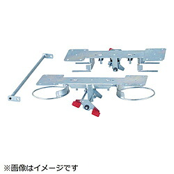 トラスコ中山 ＴＲＵＳＣＯ　ドンキーカート用リング式ストッパー　自在２輪固定２輪用 100JKRS4