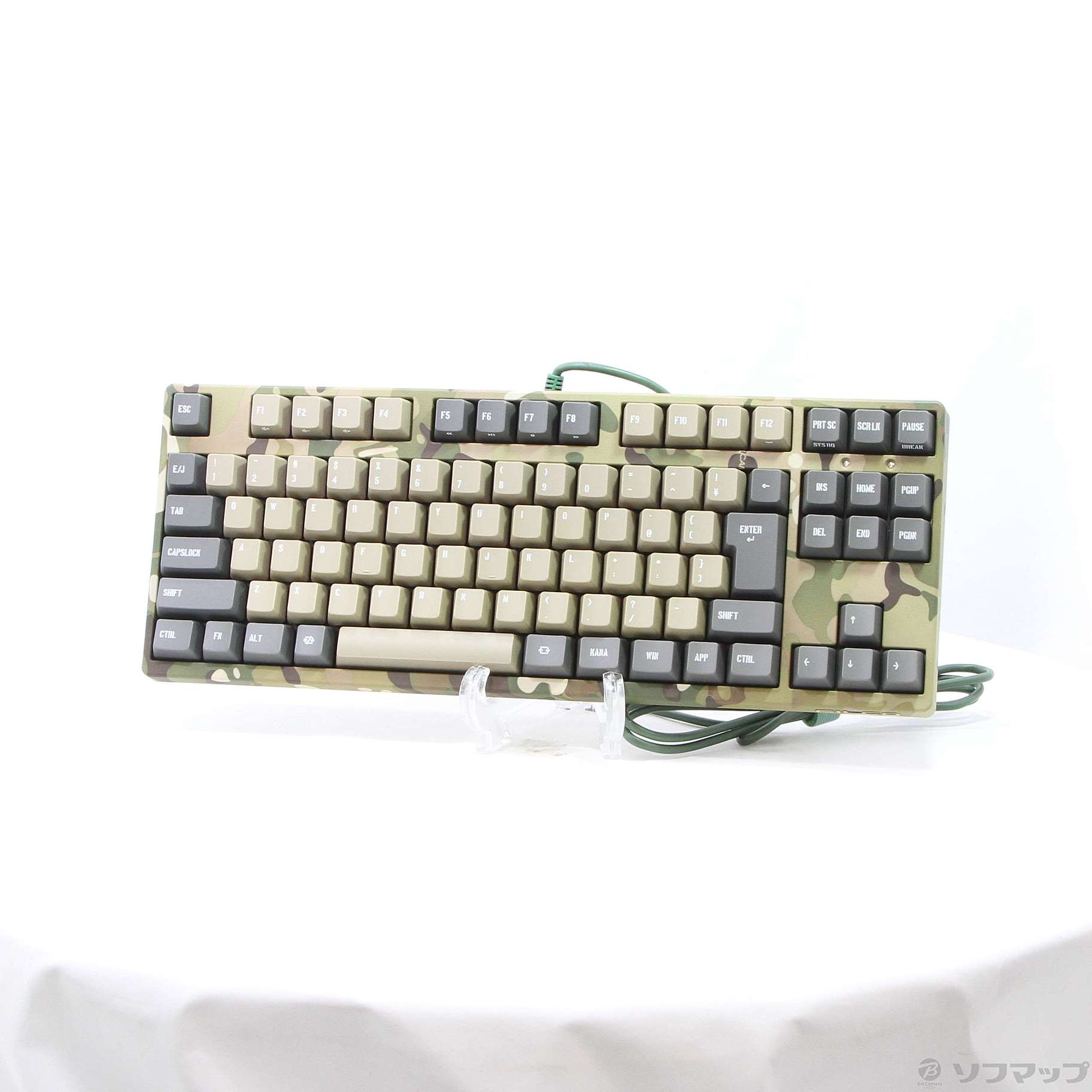 ＷＥＢ限定カラー有 Fisco majestouch テンキーレス 迷彩 キーボード