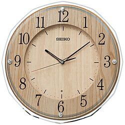 SEIKO 掛け時計 薄茶 KX270B ［電波自動受信機能有］ KX270B