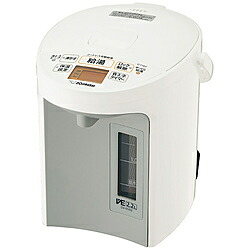 ZOJIRUSHI(象印マホービン) VE電気まほうびん 優湯生 ホワイト CV-GV22 ［2.2L /蒸気セーブ機能つき］ CVGV22｜ソフマップ店