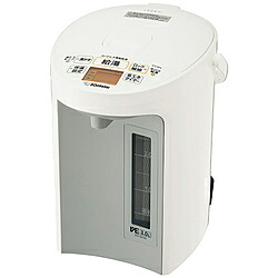 ZOJIRUSHI(象印マホービン) VE電気まほうびん 優湯生 ホワイト CV-GV30 ［3.0L /蒸気セーブ機能つき］ CVGV30｜ソフマップ店