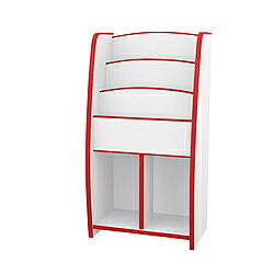 充英アート EVAキッズ マガジンラック (幅48×奥行30×高さ90cm) MRJ48HR|ソフマップ店