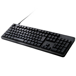 ELECOM(エレコム) キーボード Leggero(静音赤軸) ブラック TK-MC50UKPBK ［有線 /USB］ TKMC50UKPBK