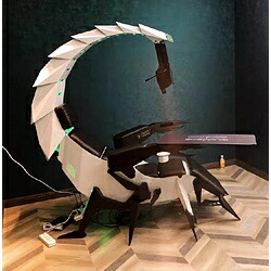 【送料無料】 グローチャー GeeScorpion-wh ゲーミングチェア [W1120ｘD2100ｘH2100mm] GeeScorpion【受注生産品】 ホワイト GeeScorpion-wh｜ソフマップ店 554,400円