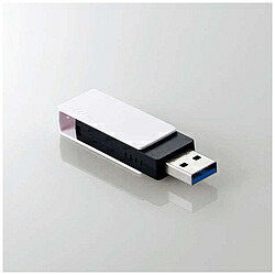 ELECOM(エレコム) USBメモリ (Mac/Windows11対応) ホワイト MF-RMU3B128GWH ［128GB /USB TypeA /USB3.2 /回転式］ MFRMU3B128GWH 【864】