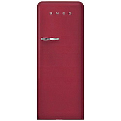 SMEG 冷蔵庫 ルビーレッド FAB28RDRB5JP ［幅60.1cm /270L /1ドア /右開きタイプ /2023年］ 【基本設置料金セット】 FAB28RDRB5JP 【お届け日時指定不可】
