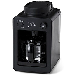 SIROCA 全自動コーヒーメーカー カフェばこ ガラスサーバー ブラック SC-A352(K) ［全自動 /ミル付き］ SCA352｜ソフマップ店