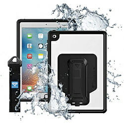 FOX iPad（第6世代）用 IP68 Waterproof Case with Hand Strap ブラック MXSA7SBK