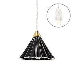 TIC DRIPPER LAMP ペンダントライト コンセントタイプ ホワイトコード ブラック TC1512WH/BK ［E17］ TC1512WHBK