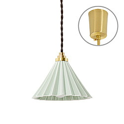 TIC DRIPPER LAMP ペンダントライト ブラウンコード マットグリーン TC1511BR/MGR ［E17］ TC1511BRMGR｜ソフマップ店