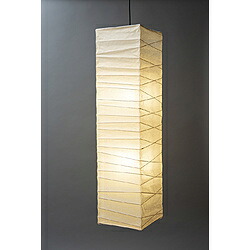 林工芸 林工芸 春雨紙提灯 Ｌサイズ シリーズ (□30×H120cm) PL-36 ［電球色 /リモコン無 /E26 /電気工事不要］ PL36