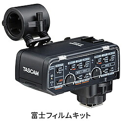 TASCAM(タスカム) TASCAM CA-XLR2d-F 鏡鑑レスカメラ相応う XLRマイクロホンアダプタ 富士フイルム一揃いの道具 CAXLR2DF