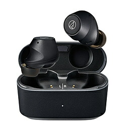 audio-technica(オーディオテクニカ) 完膚なきまでワイヤレスイヤホン  引っ敷き黒いこと ATH-CKS30TW+BK ［無線電話(働き掛ける分け隔てる) /ノイズキャンセリング相応う /Bluetooth相応う］ ATHCKS30TW+BK