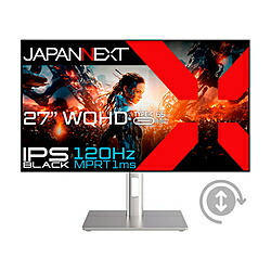 JAPANNEXT JN-27iB120Q-H-C6 USB-C繋ぎ合わせる ゲーミングモニター   ［27型 /WQHD(2560×1440） /広々とした /120サイクル］ JN27iB120QHC6