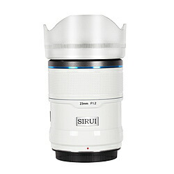 SIRUI オートフォーカスレンズ F1.2 APS-C 23mm E/ホワイト ホワイト 23AS12E-W-JP ［ソニーE /単焦点レンズ］ 23AS12E-W-JP [代引不可]｜ソフマップ店