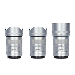 SIRUI オートフォーカスレンズ F1.2 APS-C 3本セット E/シルバー シルバー AS-3S-ES-JP ［ソニーE /単焦点レンズ］ AS-3S-ES-JP [振込不可] [代引不可]