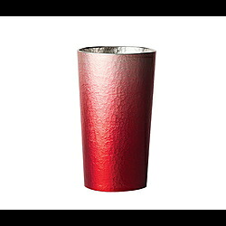 千田硝子食器 環 ローズレッド タンブラー 中 280ml 447094｜ソフマップ店