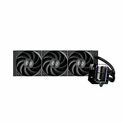 PCCOOLER 水冷CPUクーラー DS360-BK ブラック 120mmファンｘ3 [LGA115X/1200/1700/18XX/20XX・AM4/AM5] DS360BK
