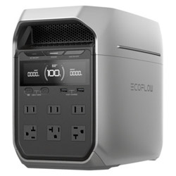 エコ流通 EcoFlow DELTA 3 Plus EFDELTA3P-JP-Cbox [リン酸鉄リチウムイオン蓄電池 /13最終生産物 /AC・DC申し受ける・ソーラー(別売) /USB Power Delivery相応う] EFDELTA3PJPCBOX