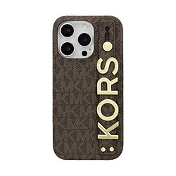 マイケル教科課程 MICHAEL KORS - か細い 一回り 入れもの 胴締め付 iPhone 16 Pro （6.3in） 入れもの  Brown MKSRBRWWPIP2463P MKSRBRWWPIP2463P