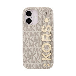 マイケル教科課程 MICHAEL KORS - か細い 一回り 入れもの 胴締め付 iPhone 16 （6.1in） 入れもの  Vanilla MKSRVNLWPIP2461 MKSRVNLWPIP2461